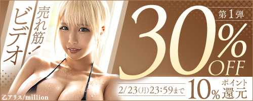 売れ筋！ビデオ30％OFF第1弾