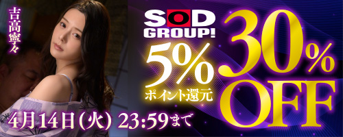 SODグループ30％OFF第2弾